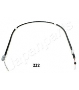 JAPAN PARTS - BC222 - Трос ручного тормоза, правый Toyota Avensis 97-2003 (disk) L=1760 mm